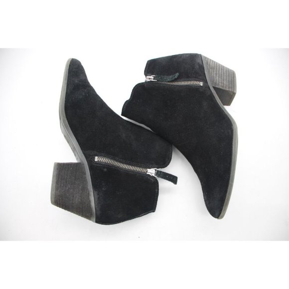 Frye Ankle Boots 3470015 Women's Size 10 M Judy Suede Double Zipper Booties - Picture 6 of 11